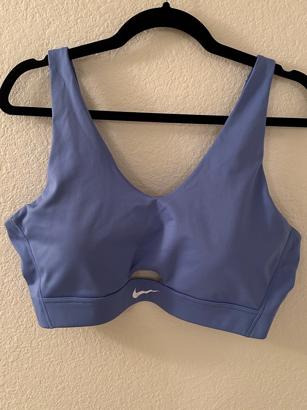 Nike Light Blue Scoop-Back Sports Bra